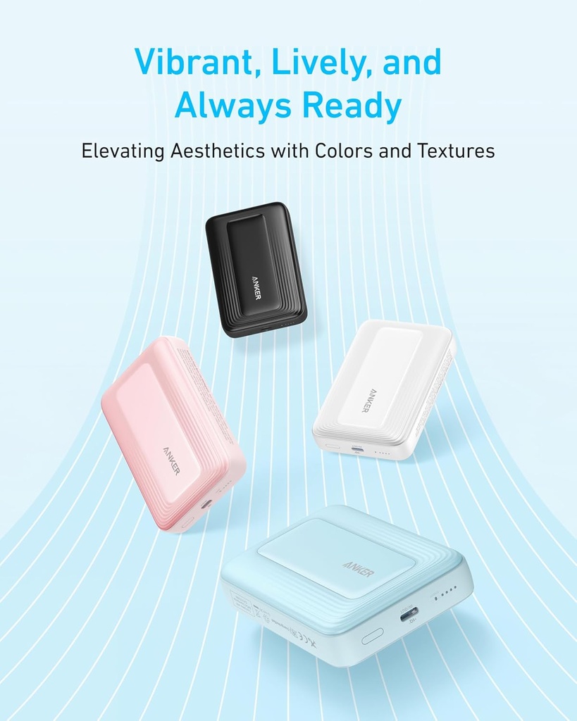 Anker Zolo Magnetic External Battery, 10,000mAh Magsafe Portable Charger (5)