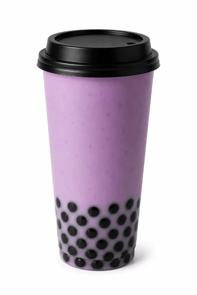 TARO BUBBLE TEA (16 OZ)
