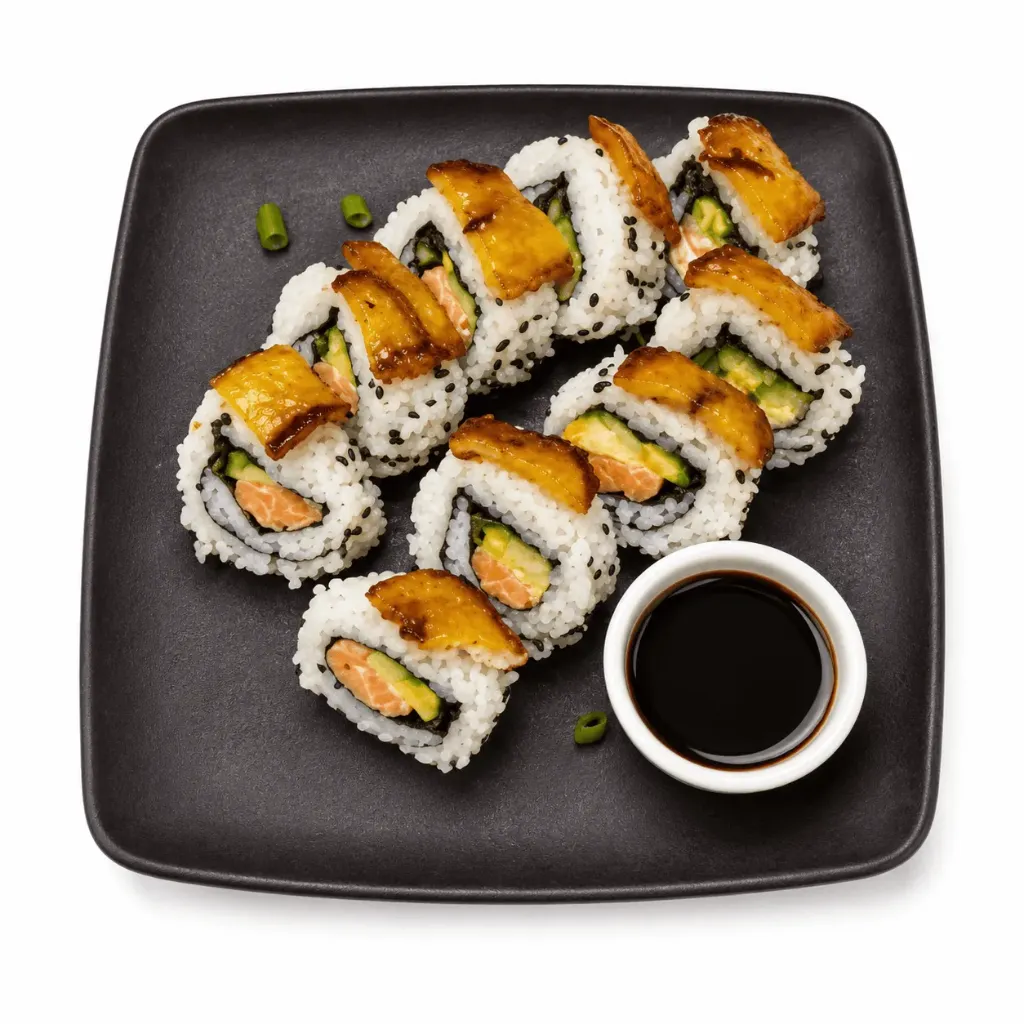 SUSHI CALIFORNIA ROLL CON PLATANO
