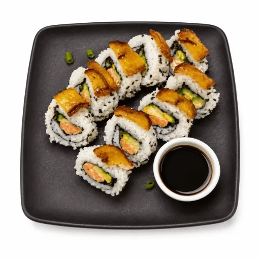 SUSHI CALIFORNIA ROLL CON PLATANO